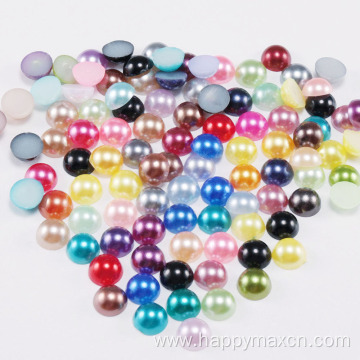 Semicircle faux beaded applique pearl beads for crafts
